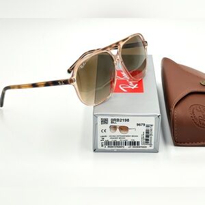Ray-Ban Bills RB2198 1292/51 Havana 60mm 3N Gradient Brown Lens